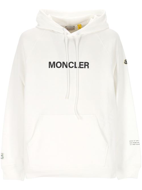 Felpa con cappuccio e logo cartoon in cotone Moncler x FRGMT Moncler Genius | 9U8G000-01M5214001